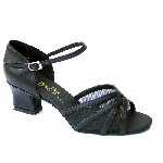 cuban heel salsa shoe